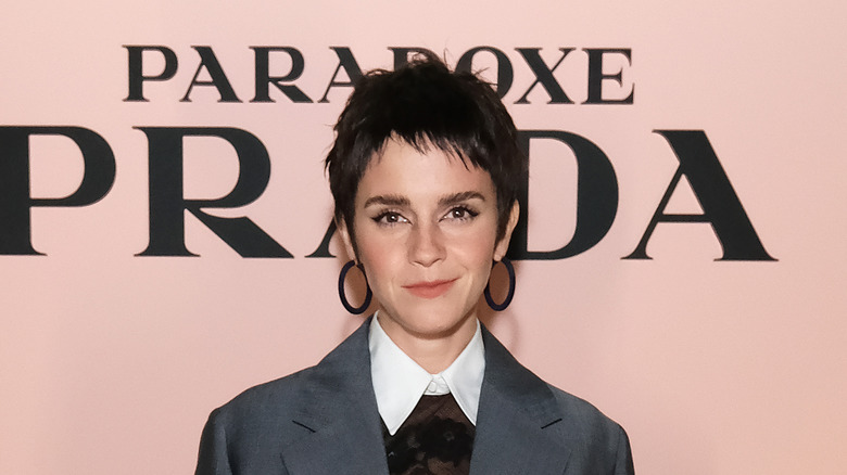 Emma Watson with pixie cut