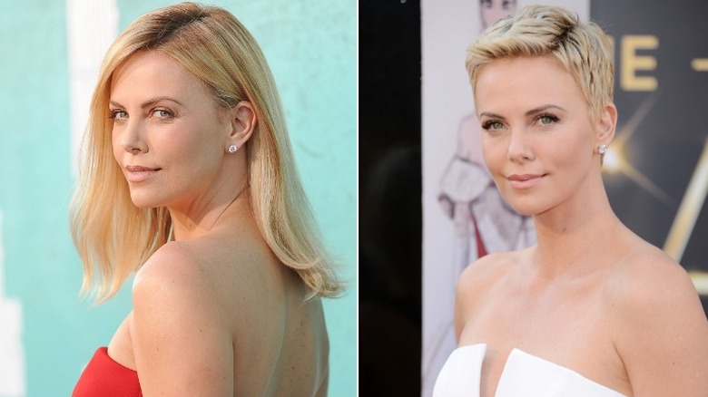 Charlize Theron haircut