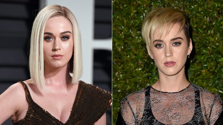 Katy Perry in a bob and pixie cut