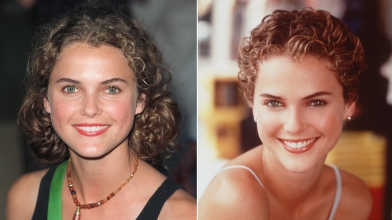 Keri Russell with long hair & short hair