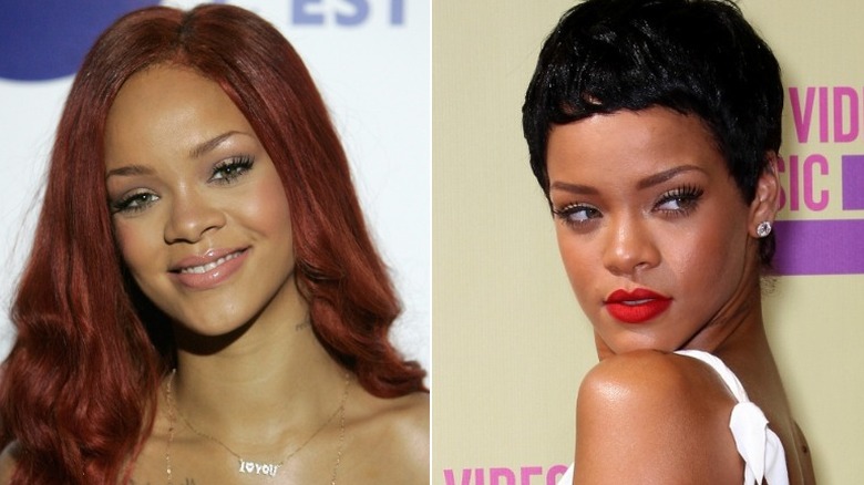 Rihanna haircut