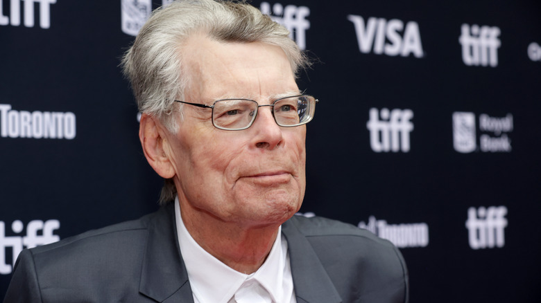 Stephen King smiling