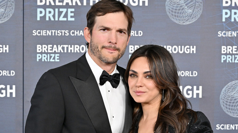 Ashton Kutcher with Mila Kunis