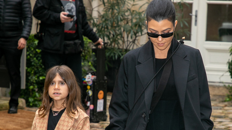 Kourtney Kardashian with Penelope Disick