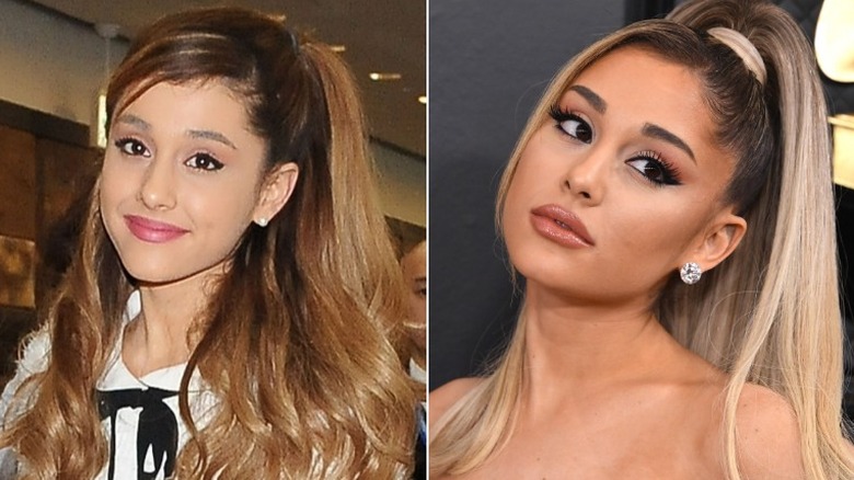 Ariana Grande then and now