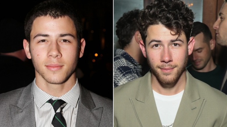 Nick Jonas then and now 