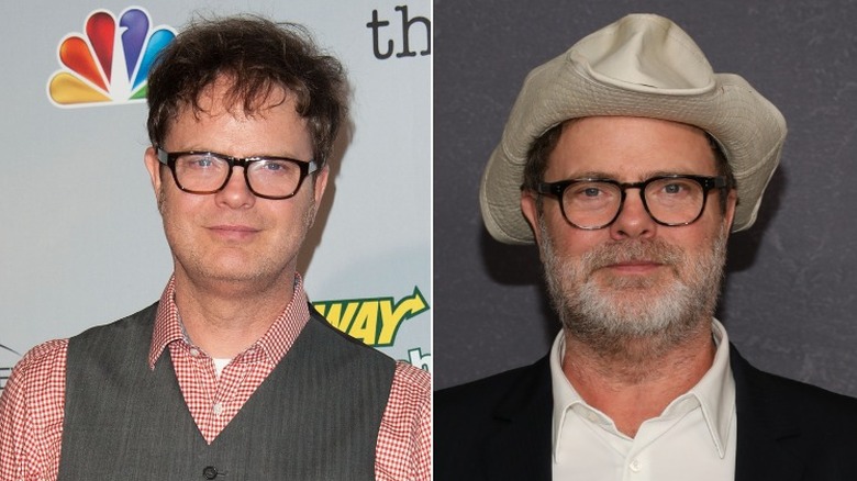 Rainn Wilson then and now 