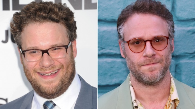Seth Rogen then and now