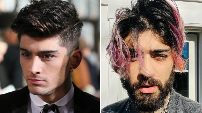 Zayn Malik then and now 