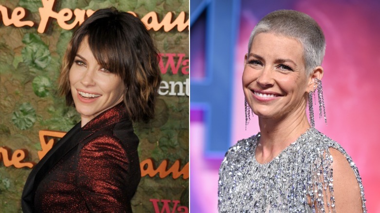 Evangeline Lilly before and after haircut