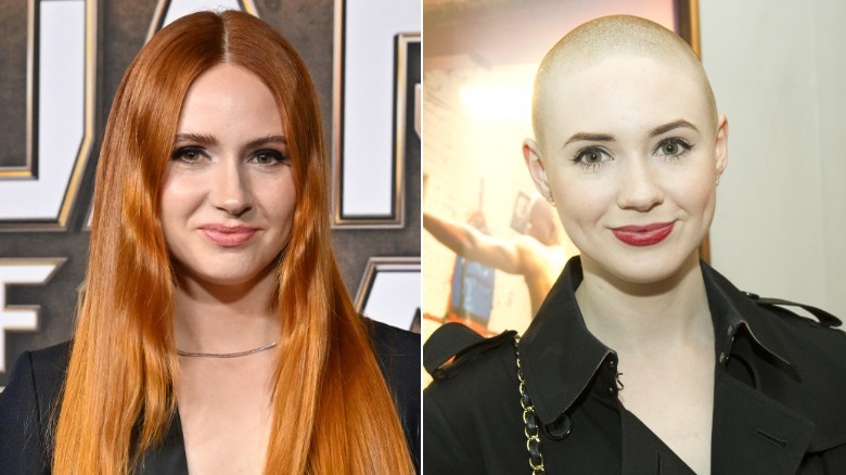 Karen Gillan before and after haircut