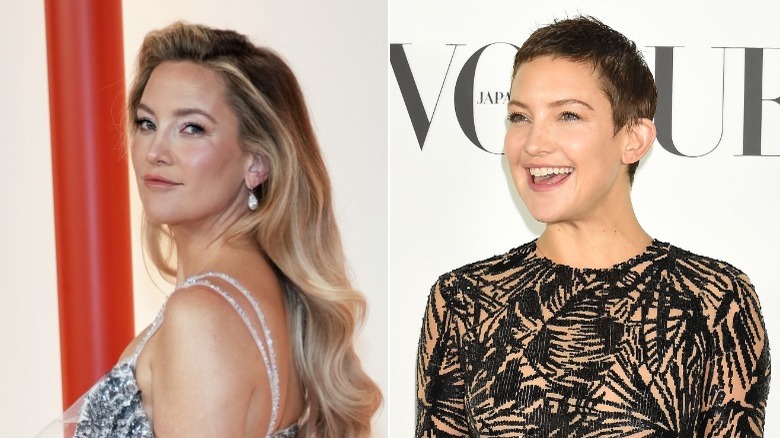 Kate Hudson before and after haircut