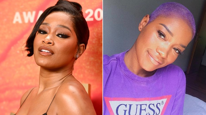 Keke Palmer before and after haircut