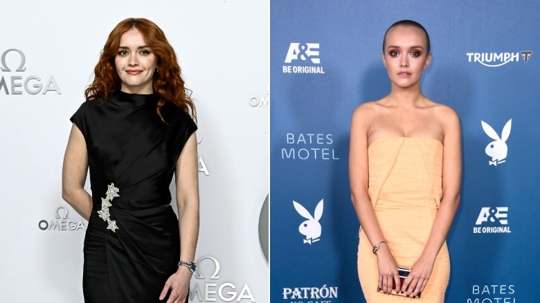 Olivia Cooke before and after haircut