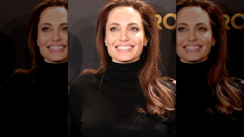 Angelina Jolie smiling at event