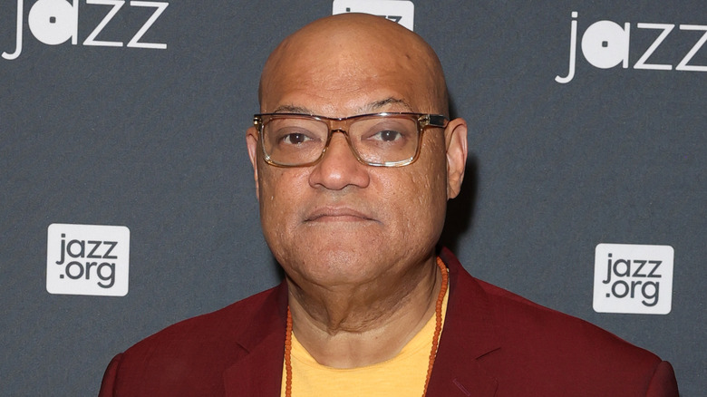 Laurence Fishburne acting on "One Life to Live" and Laurence Fishburne looking into camera