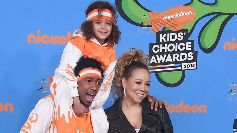 Nick Cannon, Mariah Carey with son Moroccan