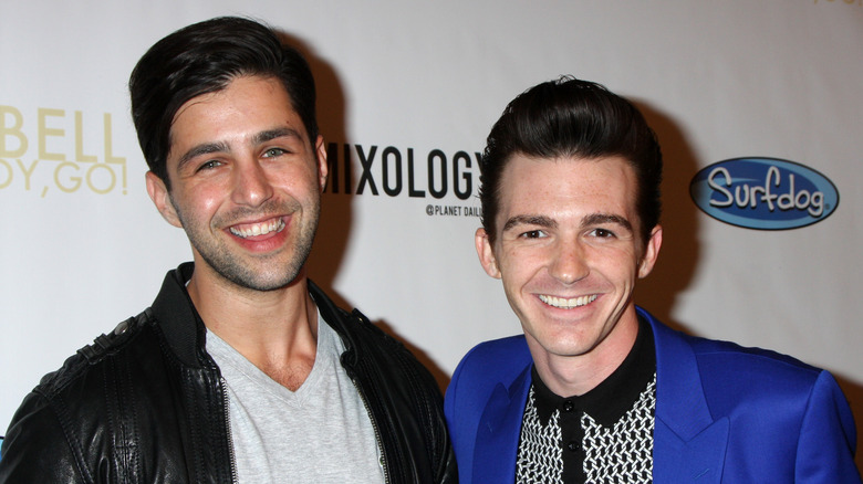 Drake Bell, Josh Peck smiling