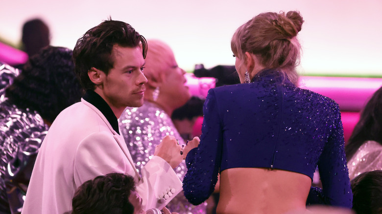 Taylor and Harry speak at 2023 Grammys