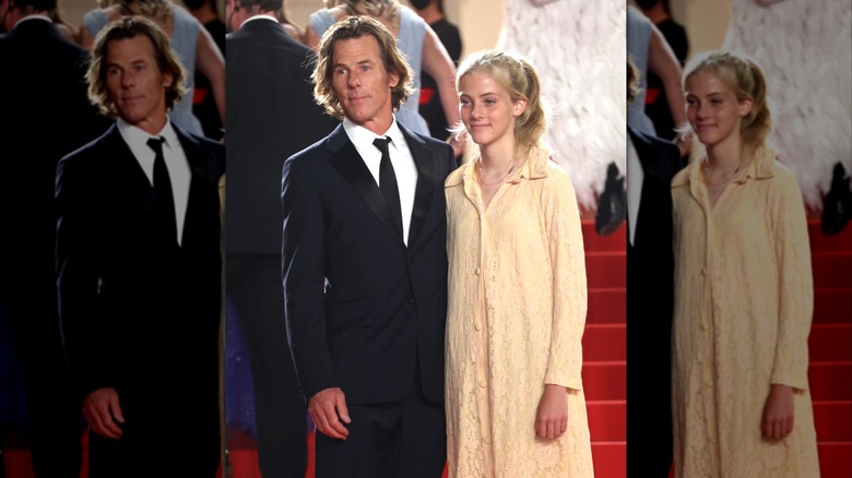 Julia Roberts' husband Danny Moder with their daughter Hazel Moder at the 2021 Cannes Film Festival