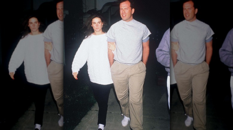 Bruce Willis and Demi Moore 