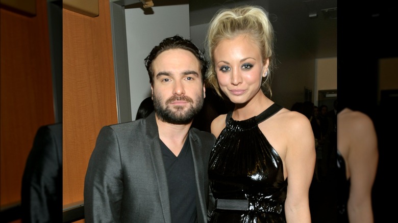 Kaley Cuoco and Johnny Galecki