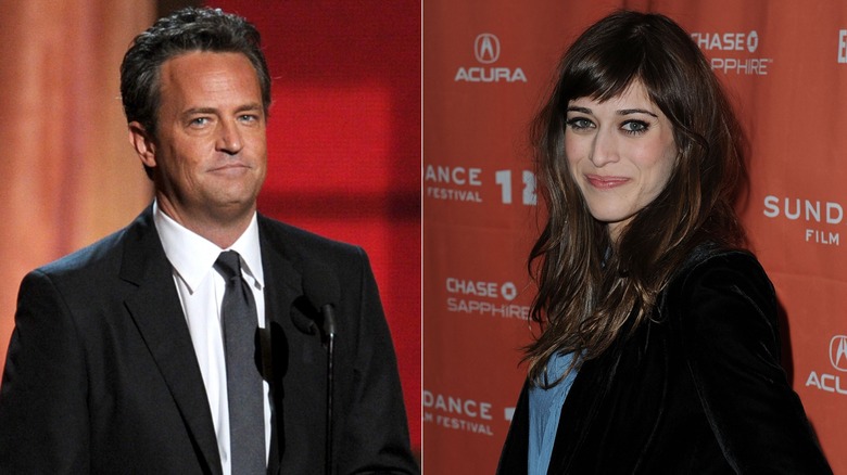 Matthew Perry and Lizzy Caplan