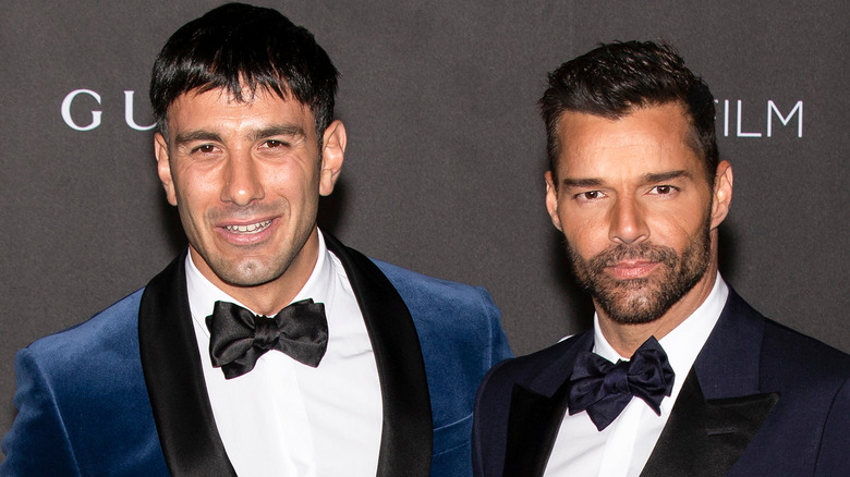 Ricky Martin and Jwan Yosef in bowties