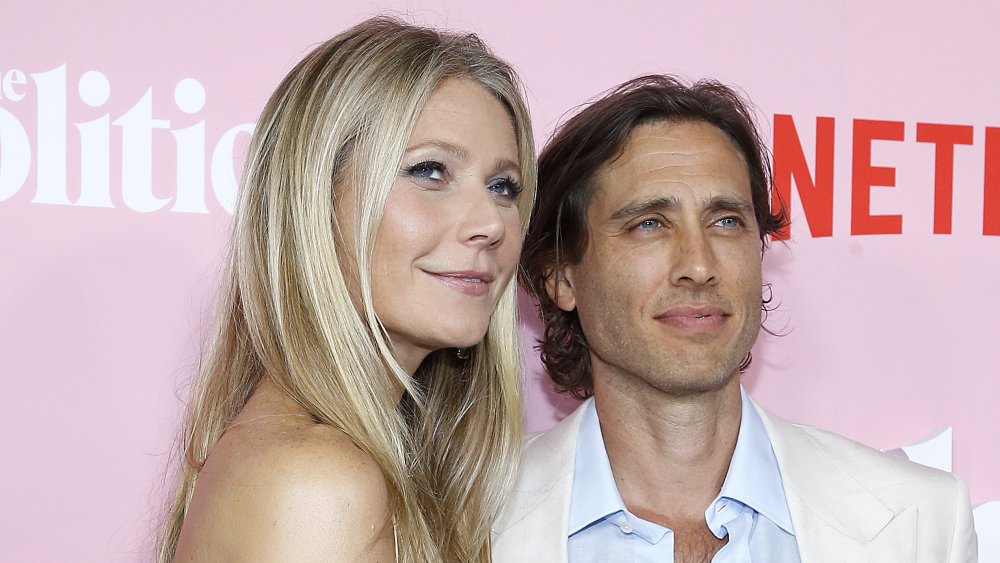 Gwyneth Paltrow and Brad Falchuk at a premier