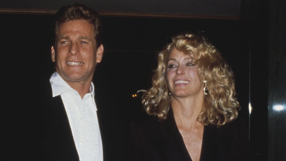 Ryan O'Neal and Farrah Fawcett