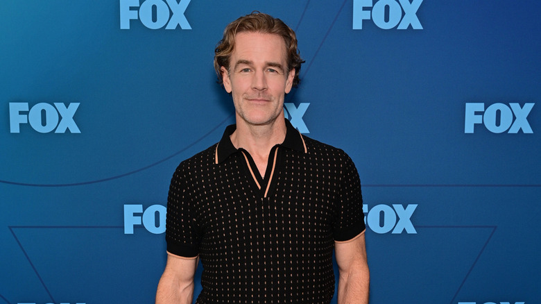 James Van Der Beek smiling at an event