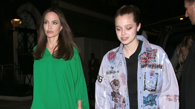 Angelina Jolie with daughter Shiloh