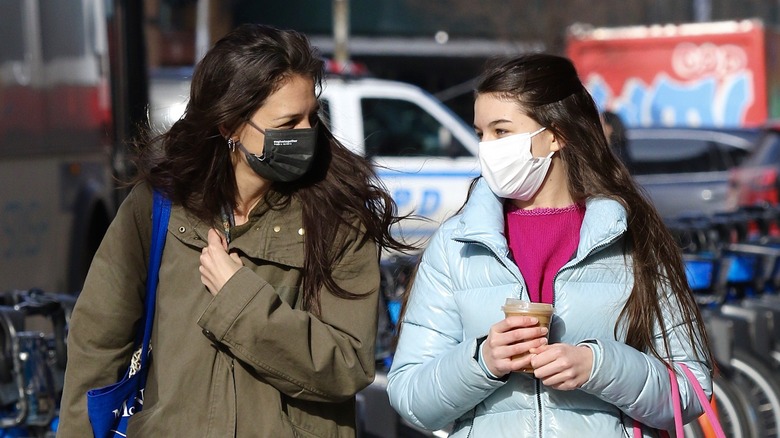 Katie Holmes with Suri Cruise