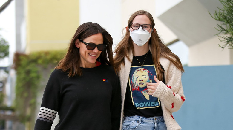 Jennifer Garner with Violet Affleck