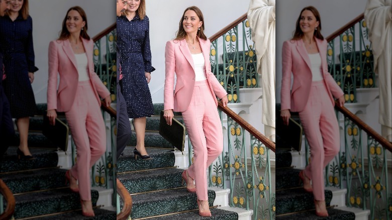 Kate Middleton in all pink