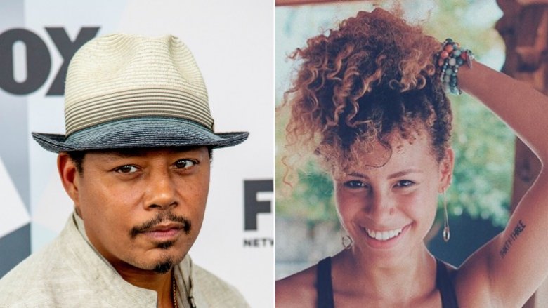 Terrence Howard left, daughter Aubrey B. Howard right