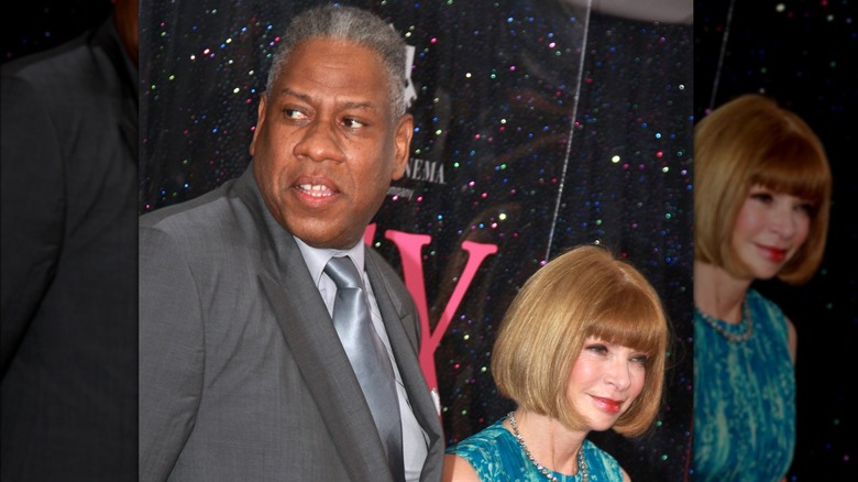 André Leon Talley and Anna Wintour together