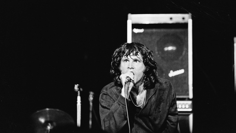 Jim Morrison in concert, 1971.