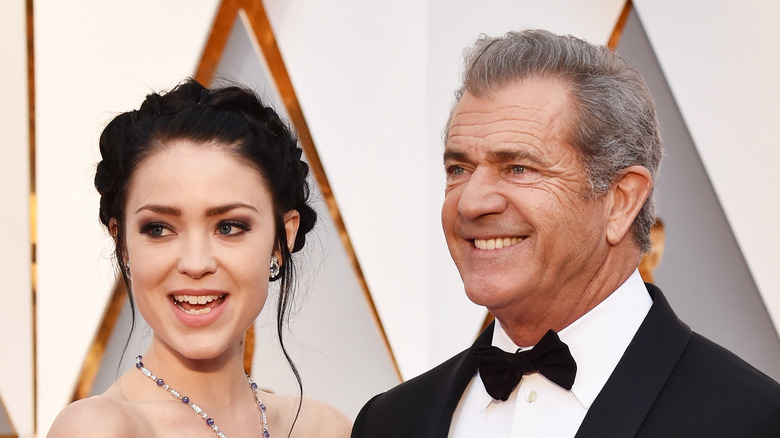 Mel Gibson and Rosalind Ross