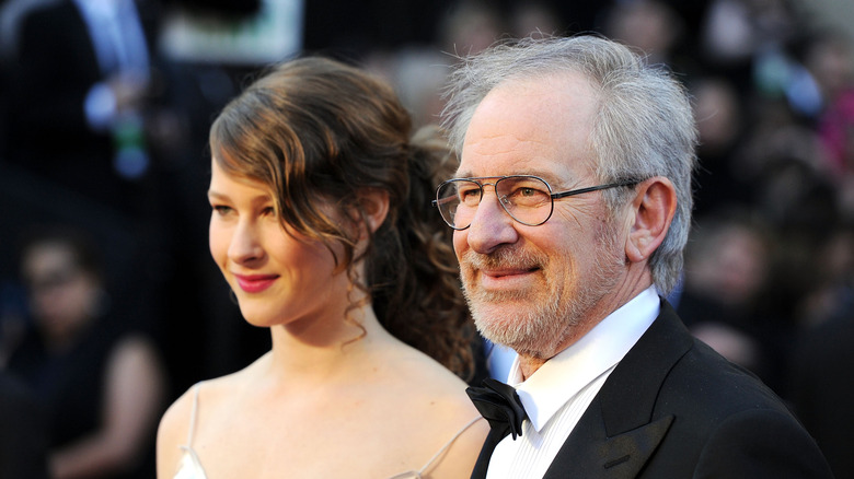 Steven Spielberg and his daughter Sasha