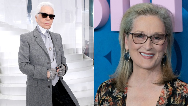 Karl Lagerfeld Meryl Streep