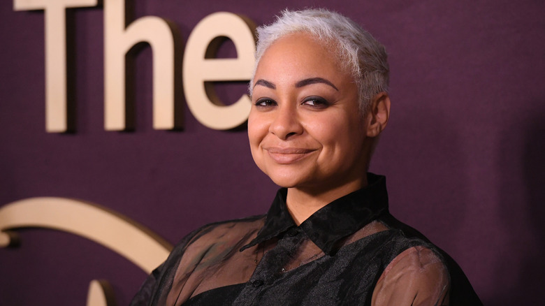 Raven-Symoné smiles at the Walt Disney Company Emmy Awards Party