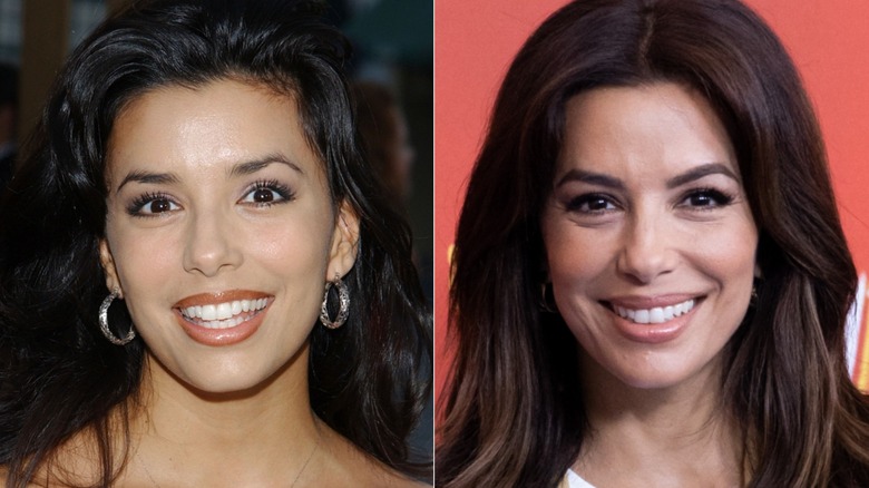 split image of Eva Longoria