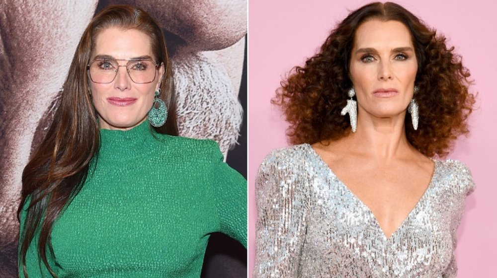 Brooke Shields with/without glasses
