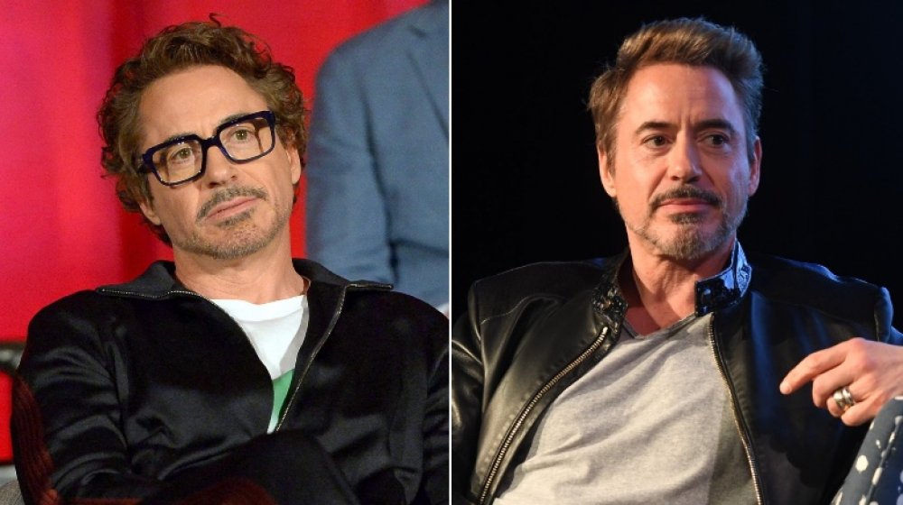 Robert Downey Jr. with/without glasses