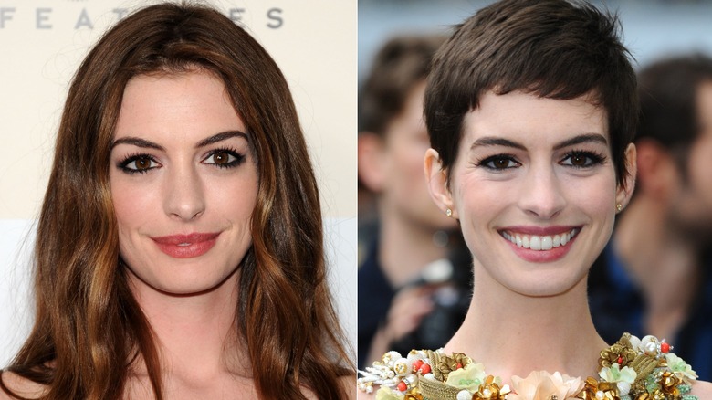 Anne Hathaway before and after