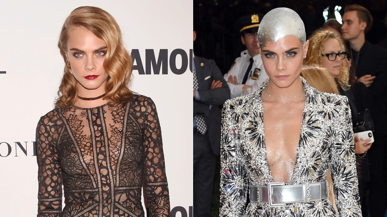 Cara Delevingne before and after