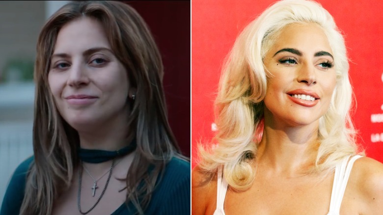 Lady Gaga before and after