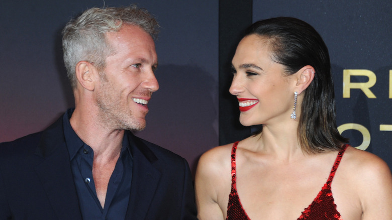 Gal Gadot and Yaron Varsano at the "Red Notice" premiere