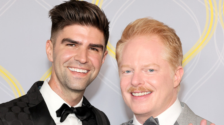 Jesse Tyler Ferguson and Justin Mikita at the Tony Awards